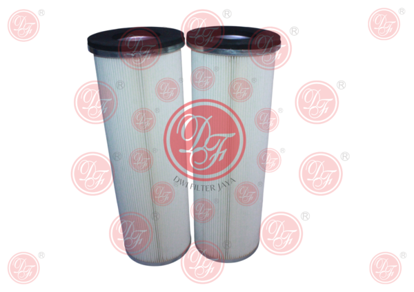 FILTER POWDER COATING 100% SPUNBOND POLYESTER CARTRIDGE